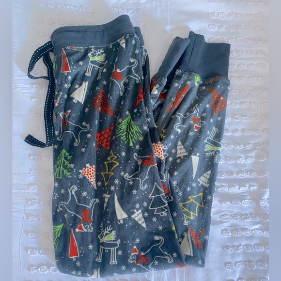 Black Dog Christmas PJ pants - Picture 1 of 3